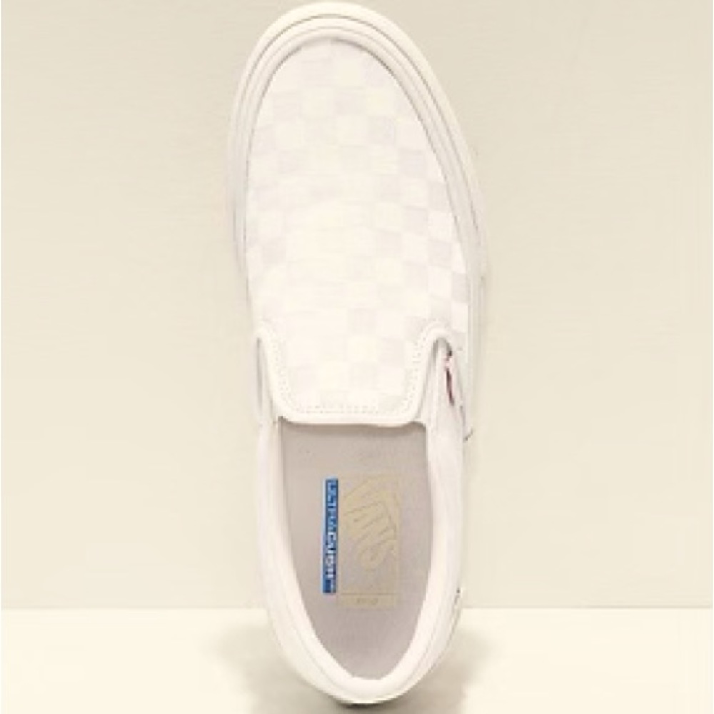 Vans Slip On Pro - White Reflect - 6.5 mens/8 womens